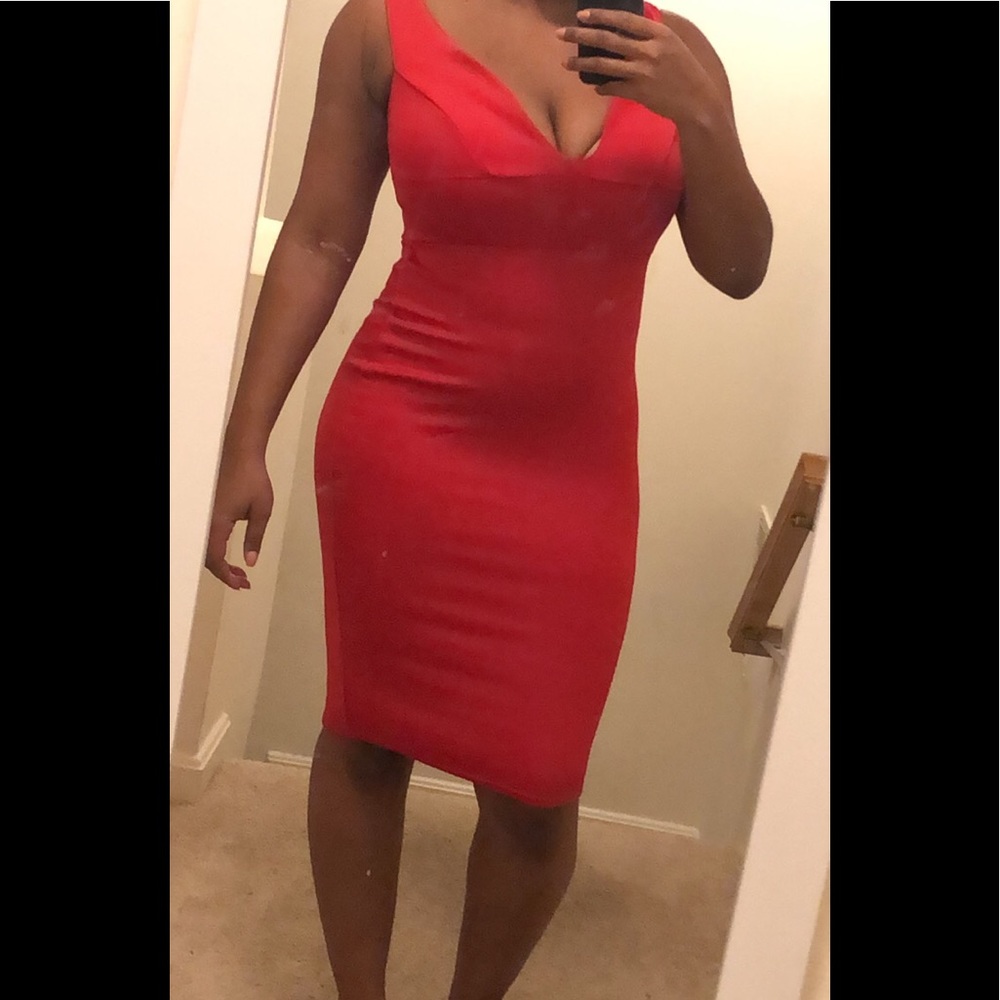 Red dress